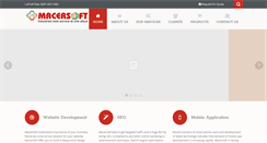 Desktop Screenshot of macersoft.com